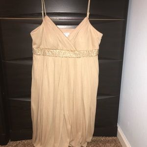 Beaded trim dress